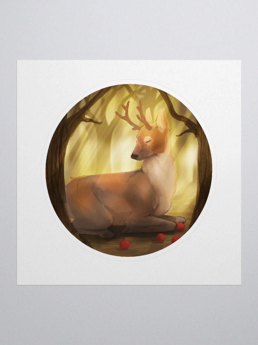 Sleepy Deer Sticker product image (3)