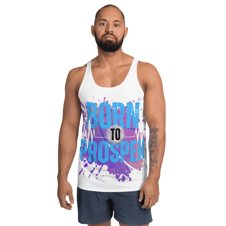 Born to Prosper Energetic Vibes Full Print Tank product image (10)