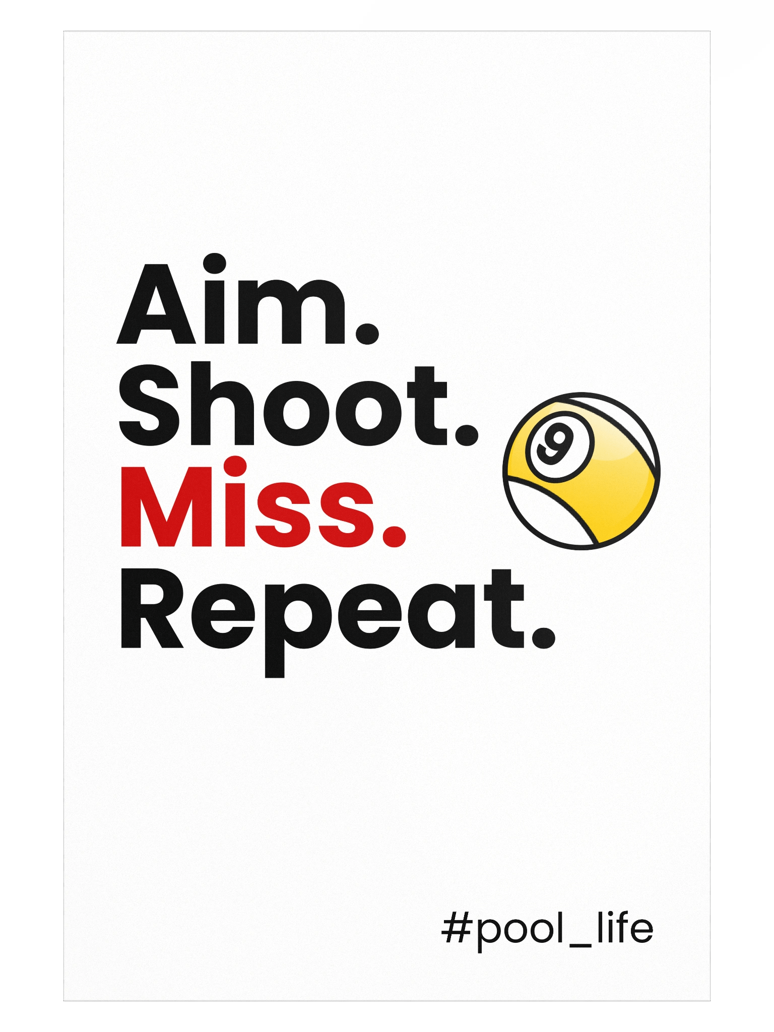 9-ball Pool Life Poster product image (1)