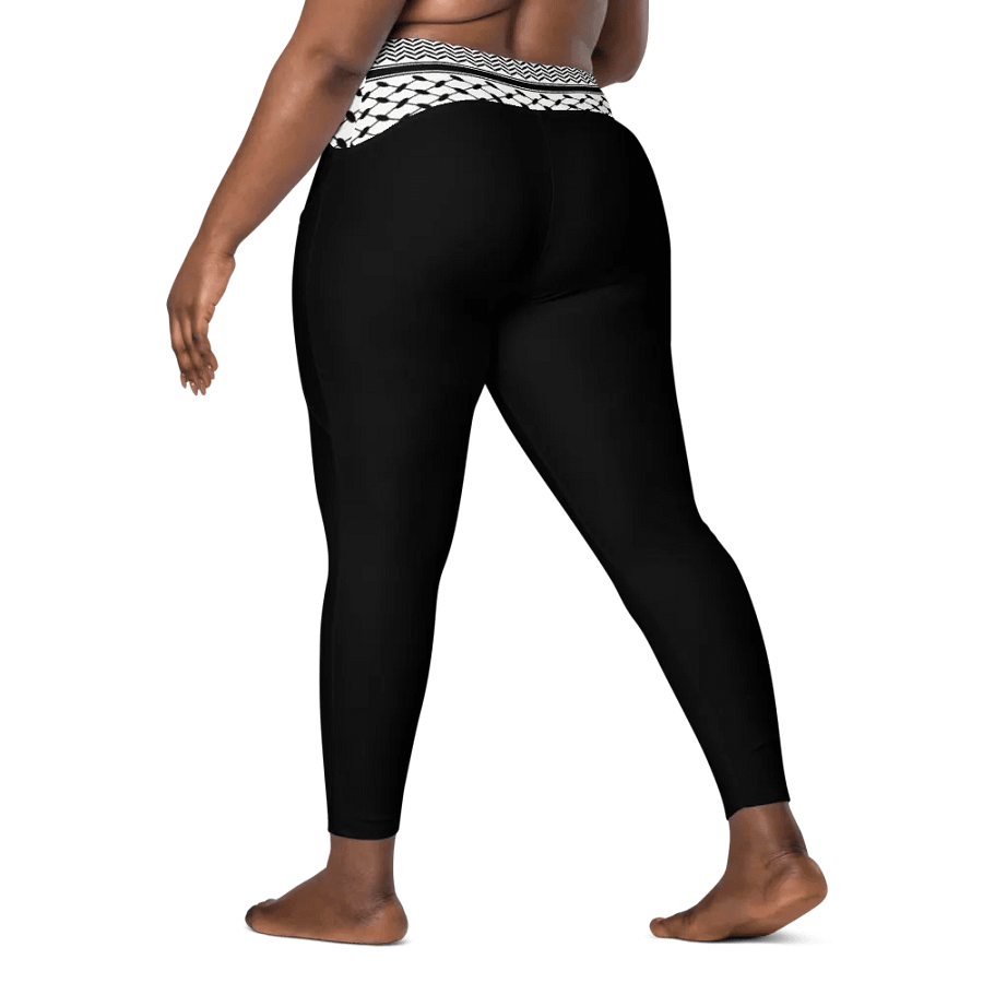 Kuffiiyeh Waistband Leggings with Pockets! product image (3)