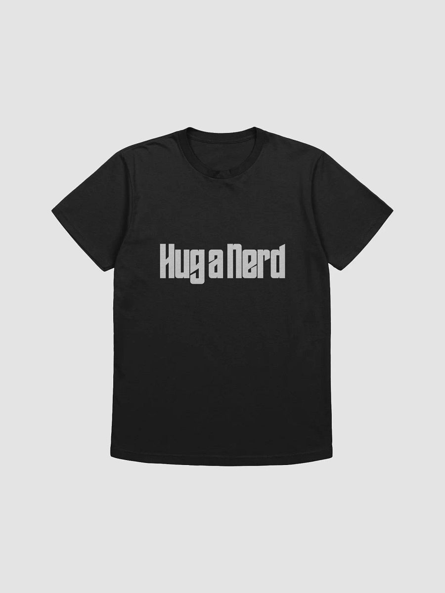 Hug a Nerd T White print product image (1)