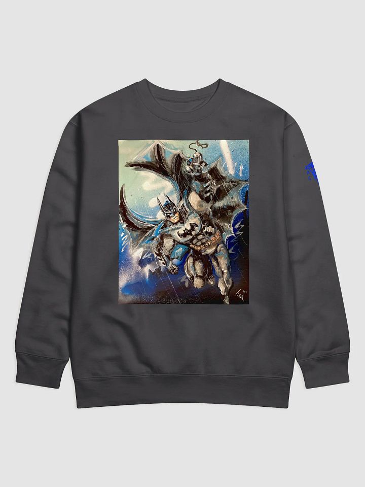 Bat Guy Grappling in the Rain Premium Sweatshirt product image (5)