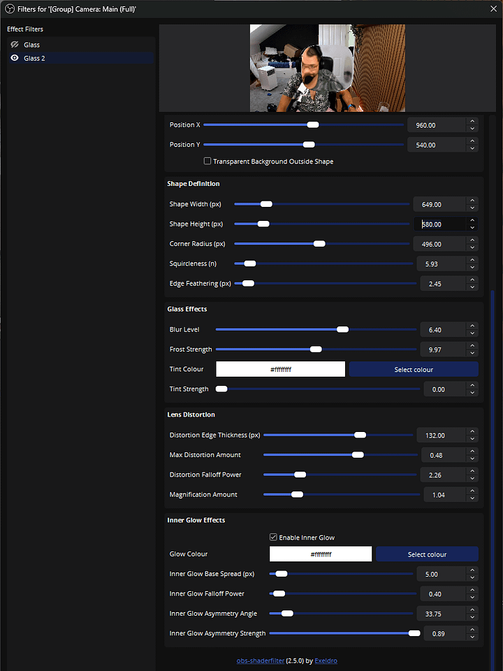 LucidGlass Shader for OBS (v1.0) product image (2)