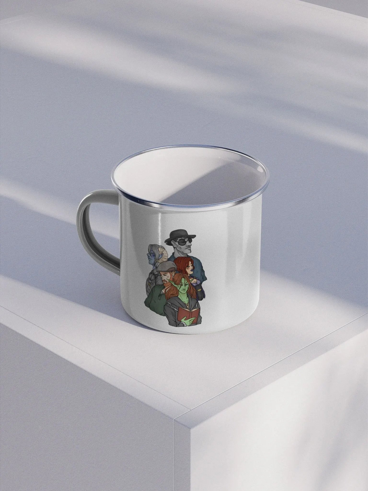 The Long Rest | Enamel Mug product image (1)