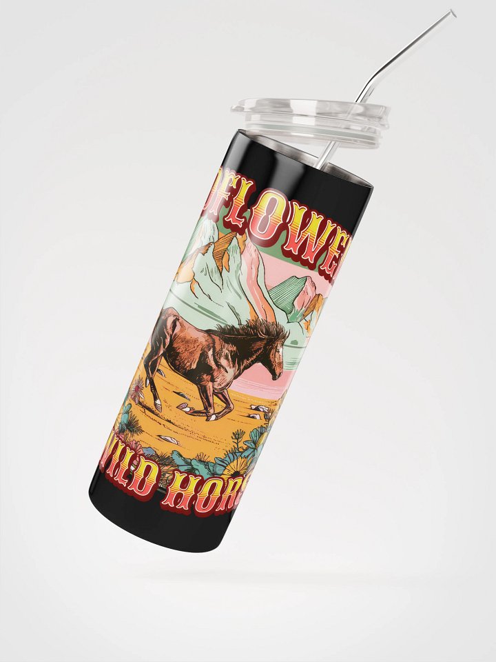 Wild Horse Flow Stainless Steel Tumbler product image (2)