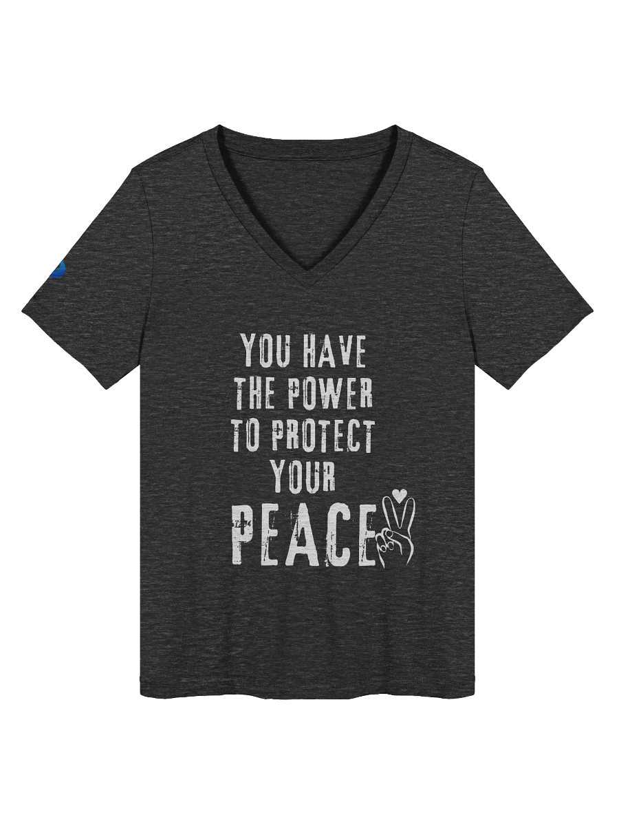 Protect Your Peace V-Neck Tee product image (2)