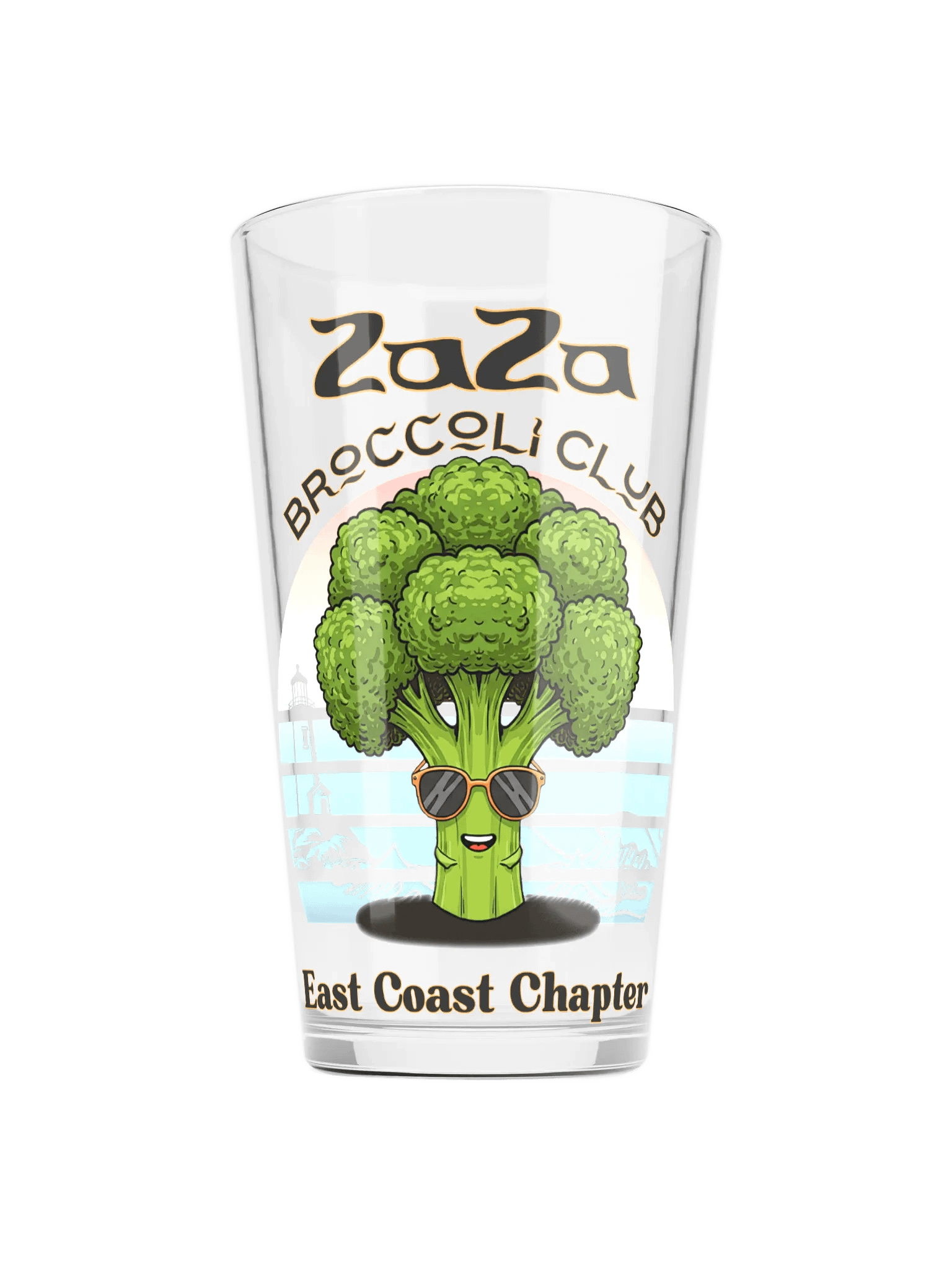 ZaZa Club East Coast Pint Glass product image (1)