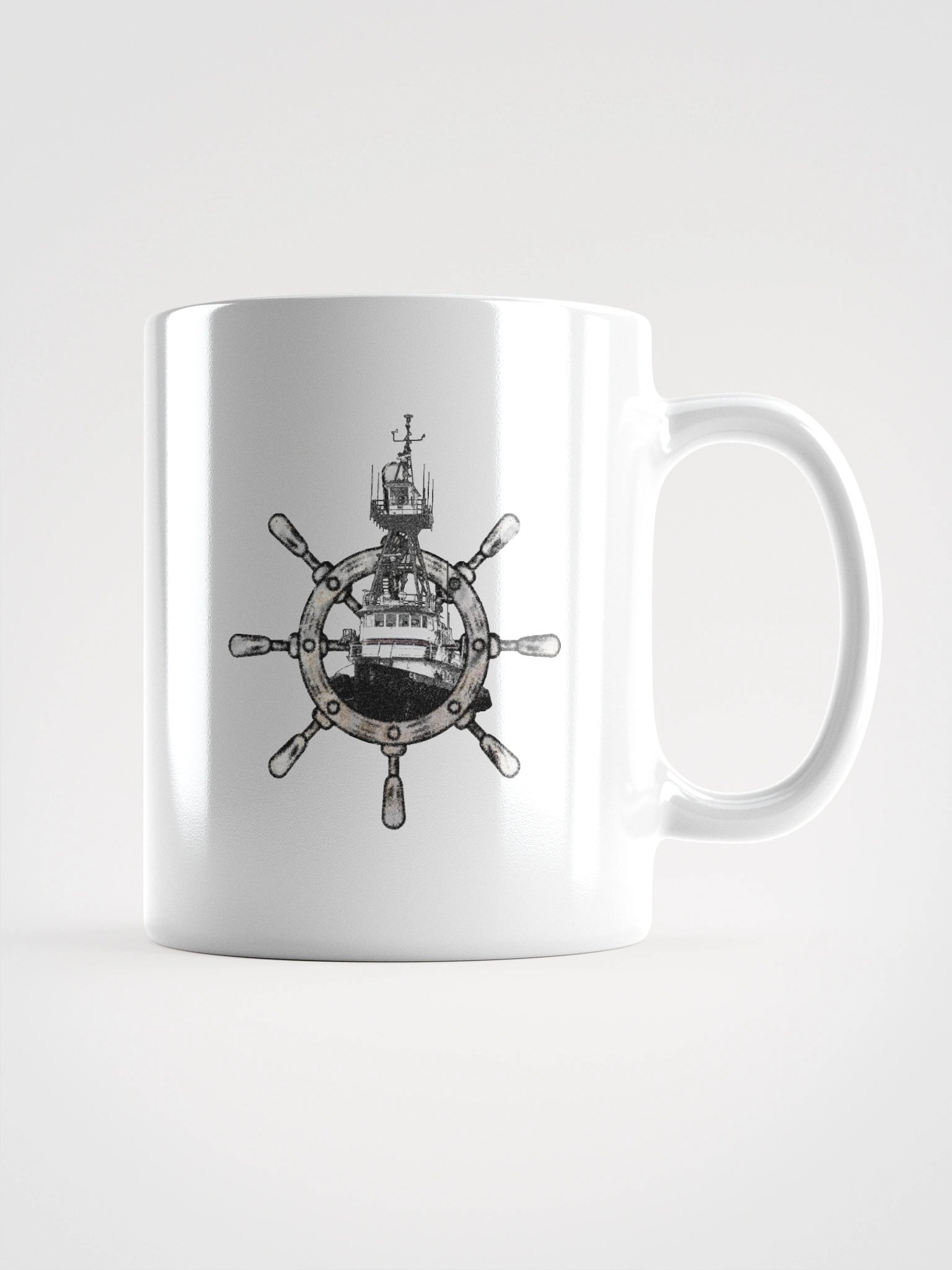 Ship Wheel & Tug CE Mug 11oz, 15oz, & 20oz product image (2)