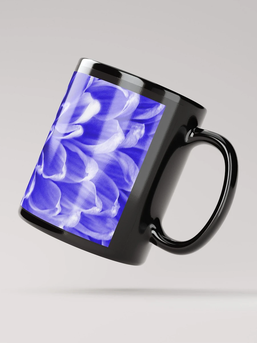 Blue Chrysanthemum Black Coffee Mug product image (3)