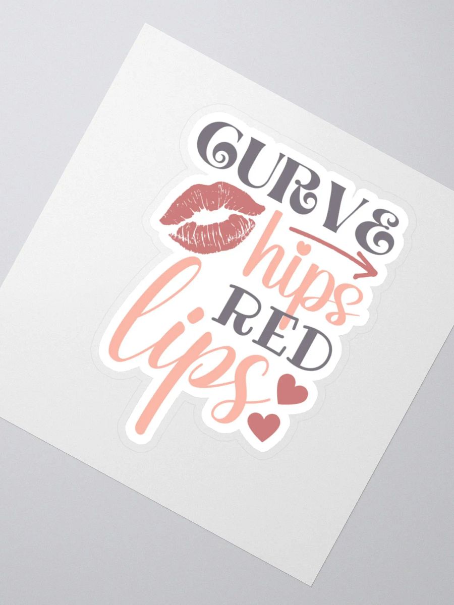 Curve Hips Red Lips Sticker product image (3)