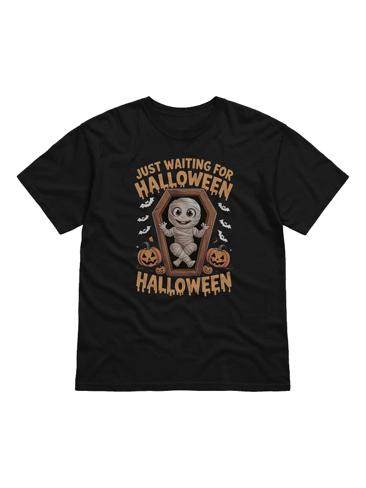 Just Waiting Halloween T-Shirt, Spooky Gift, Limited Edition Tee product image (1)