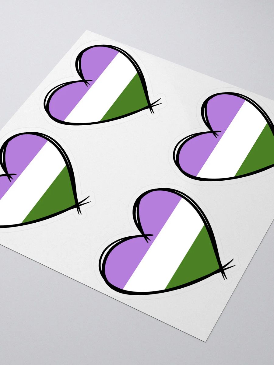 Gender Queer Pride Stickers product image (6)