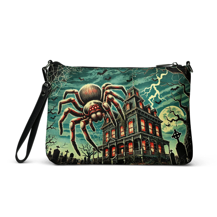 Giant Spider Haunted House Crossbody Bag - Spooky Purse product image (2)