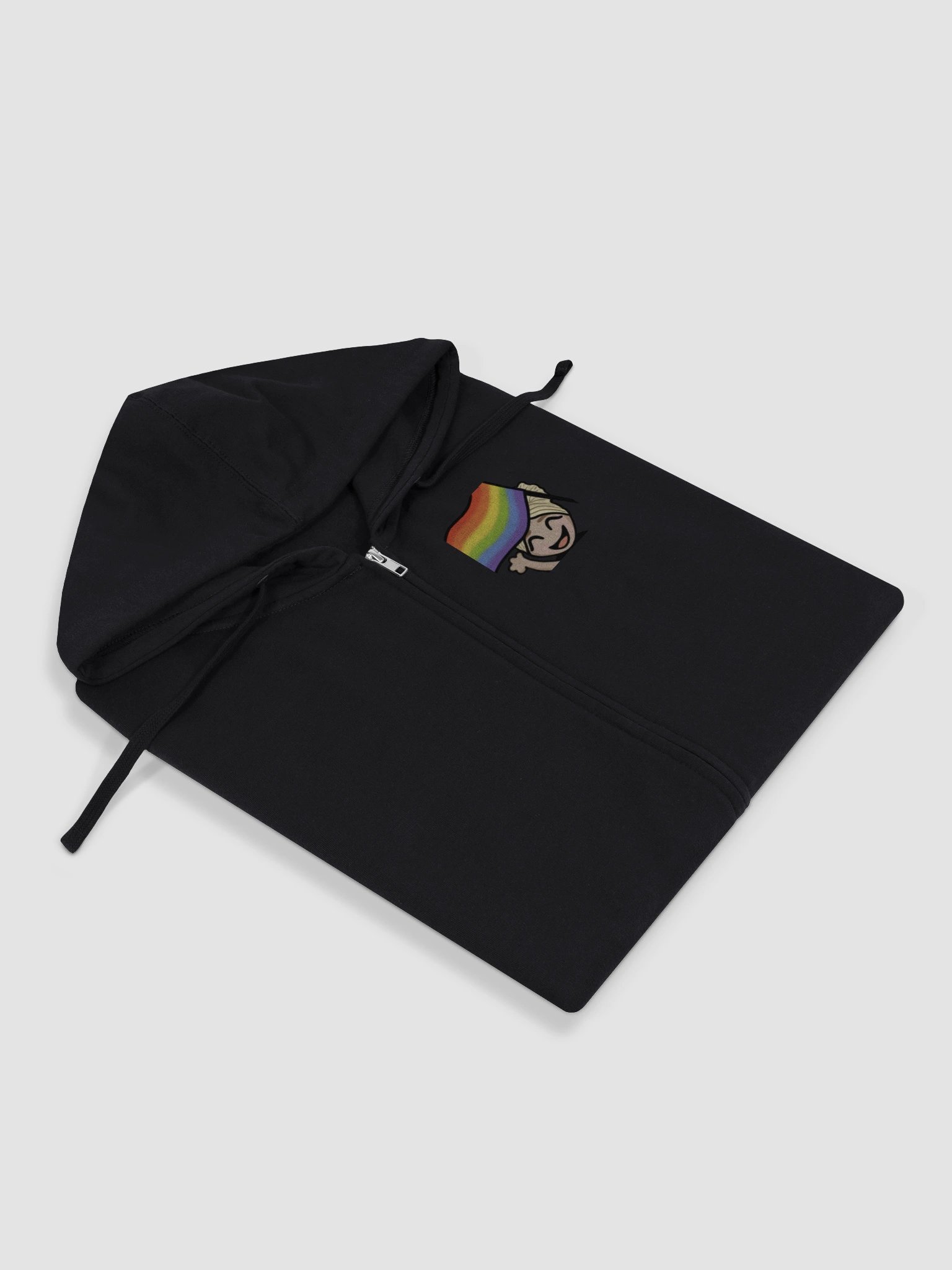 Pride Flag Zip-up Hoodie product image (3)