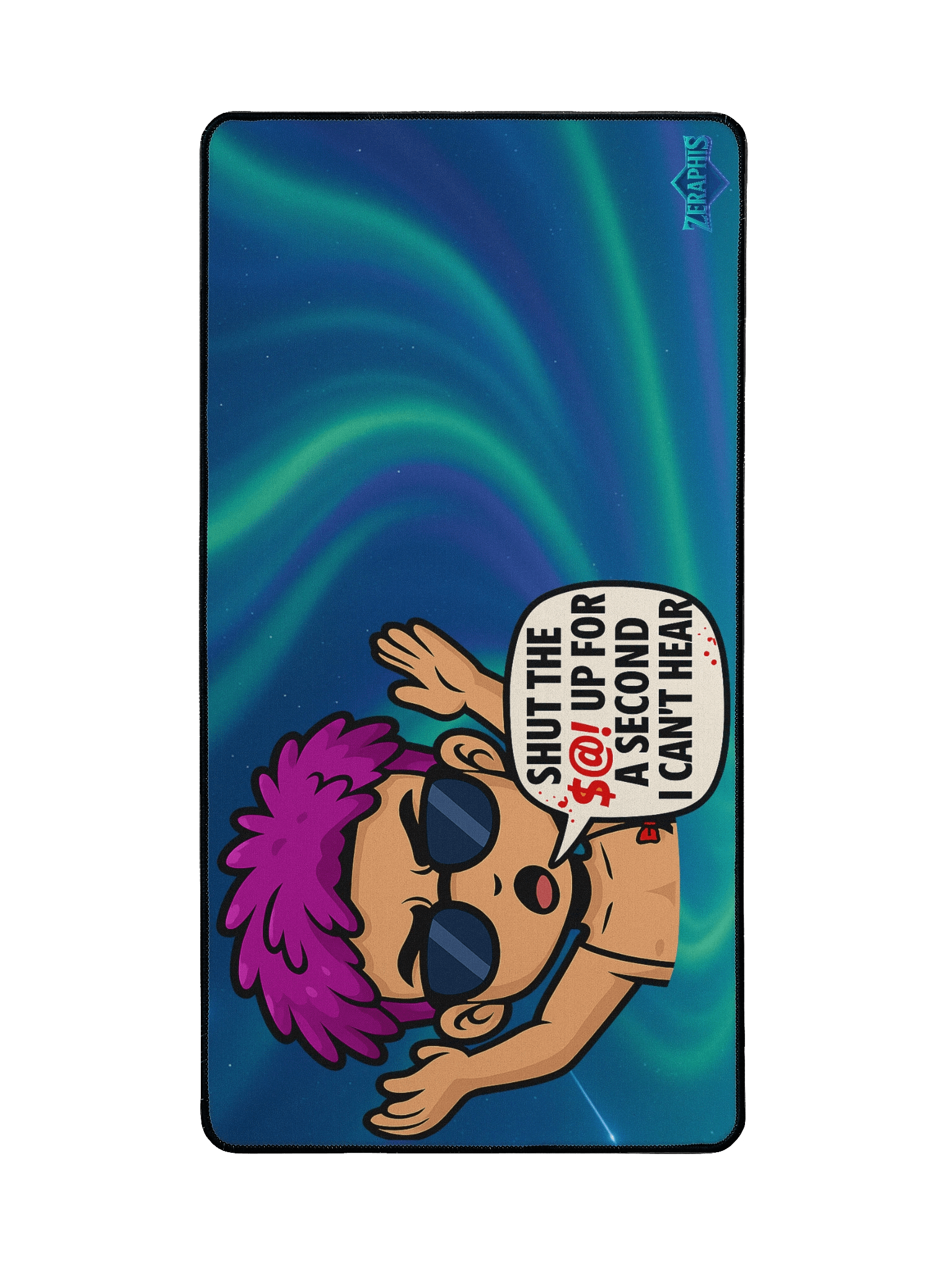 Aurora Gamer Mouse Pad – “Shut Up for a Second” Lee Myst Edition product image (2)