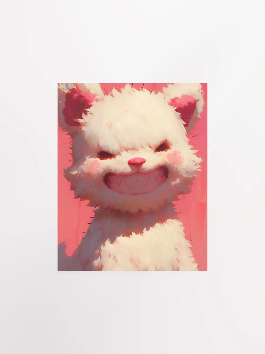 Whimsical Bear Grin Poster product image (1)
