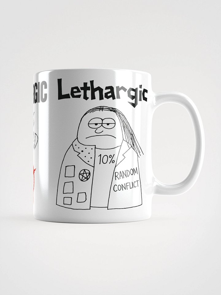 Lethargic (V2) White Coffee Cup 2 product image (4)
