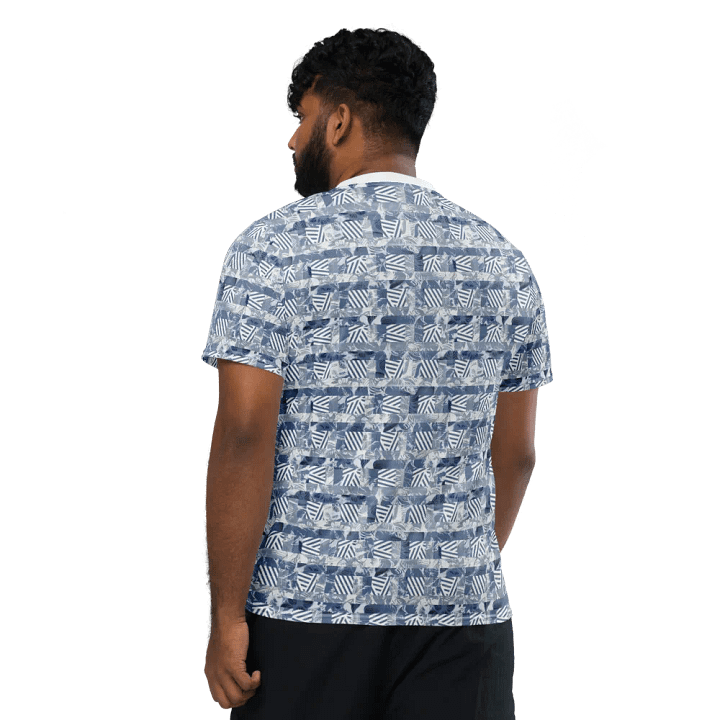 Blue Rainforest | Recycled Unisex Sports Jersey product image (2)