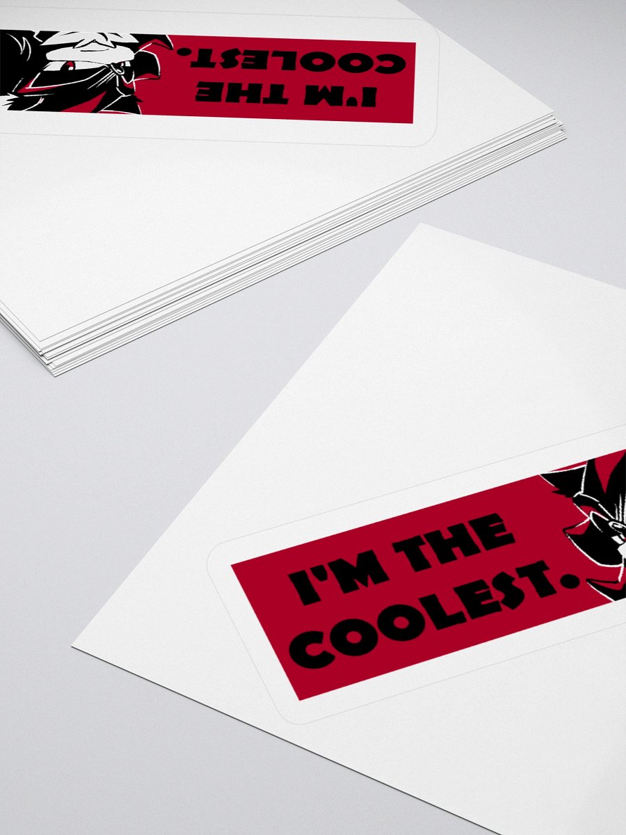 The Coolest Kiss Cut Sticker product image (4)