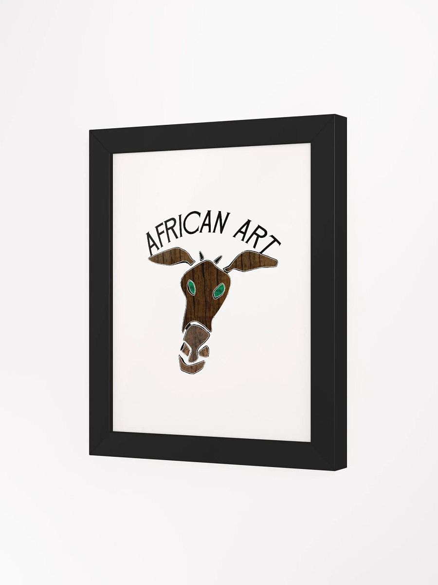 Eco-Friendly Ayous Wood Framed Matte Poster product image (19)