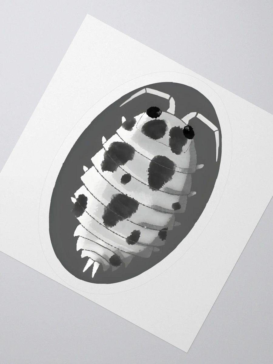 Dairycow Isopod Sticker with Background product image (6)