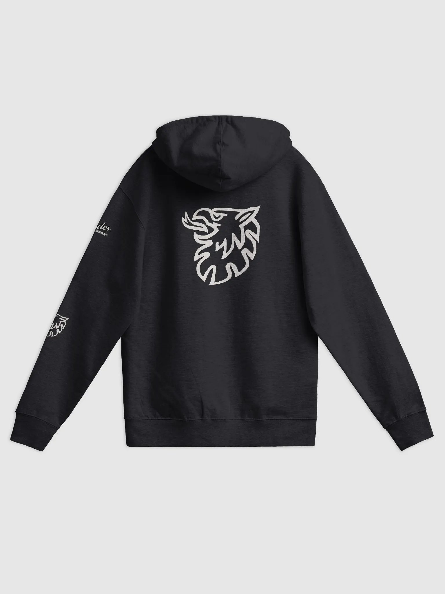 Fleece Zip Up Hoodie by Independent Trading Black - Gripen product image (1)