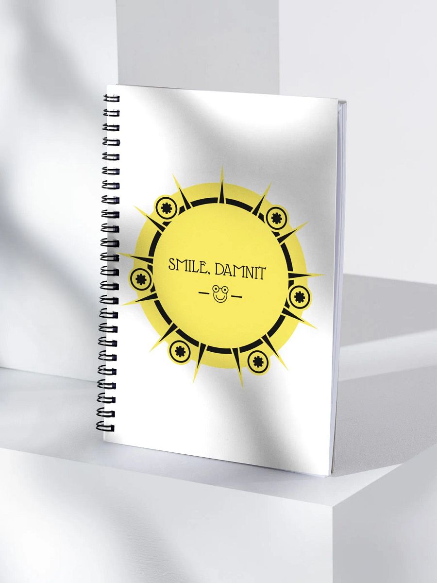 SMILE DAMNIT, Spiral Notebook product image (4)