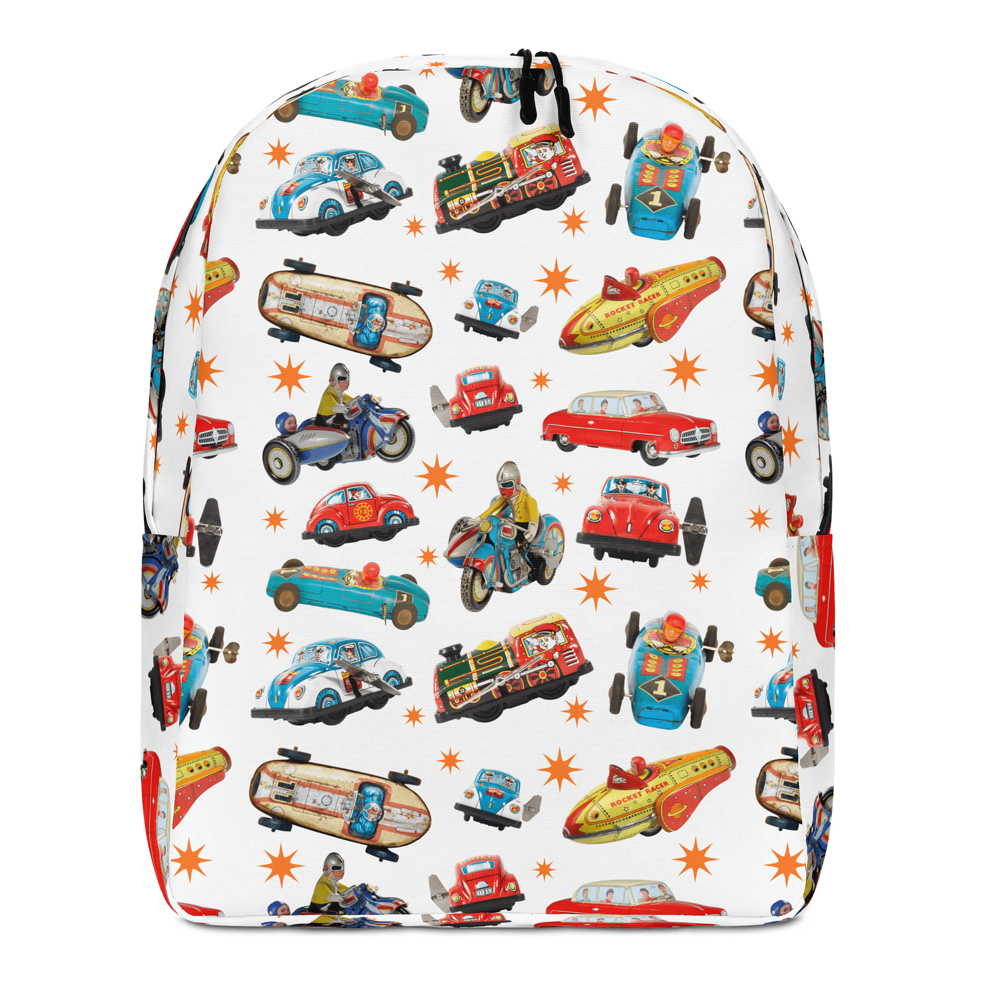 Vintage Toy Vehicles All-Over Print Backpack product image (1)