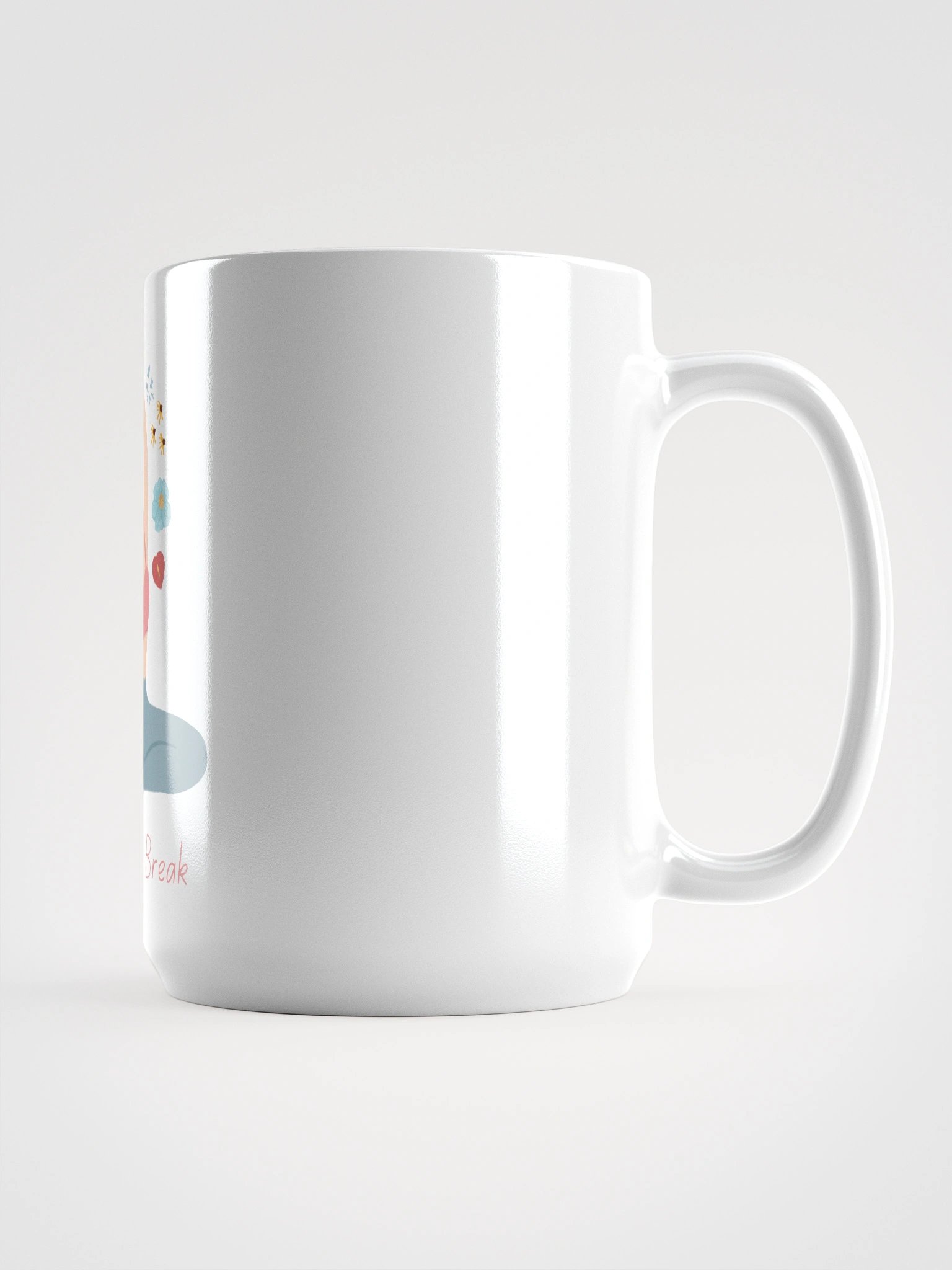Yoga Inspirational Mug - Bend, Don't Break Design product image (1)