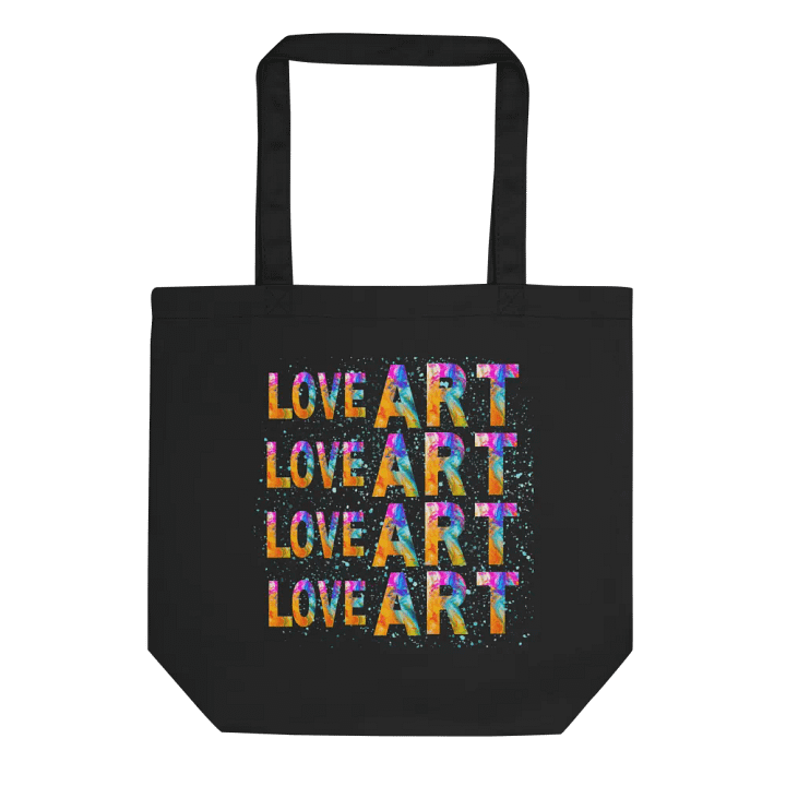 LOVE ART Vibrant Tote Bag for art students moms daughters friends art teachers product image (1)