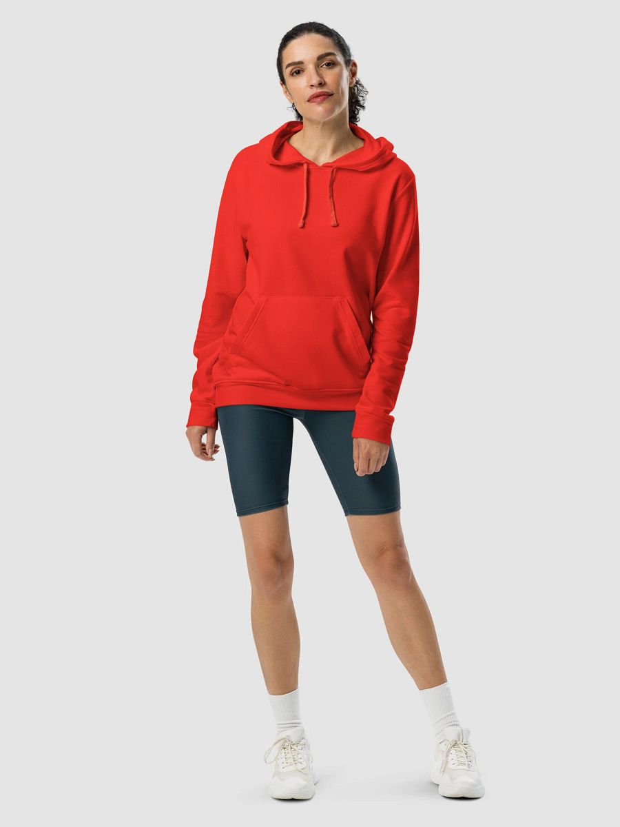 Plain Color Red Hoodie product image (4)