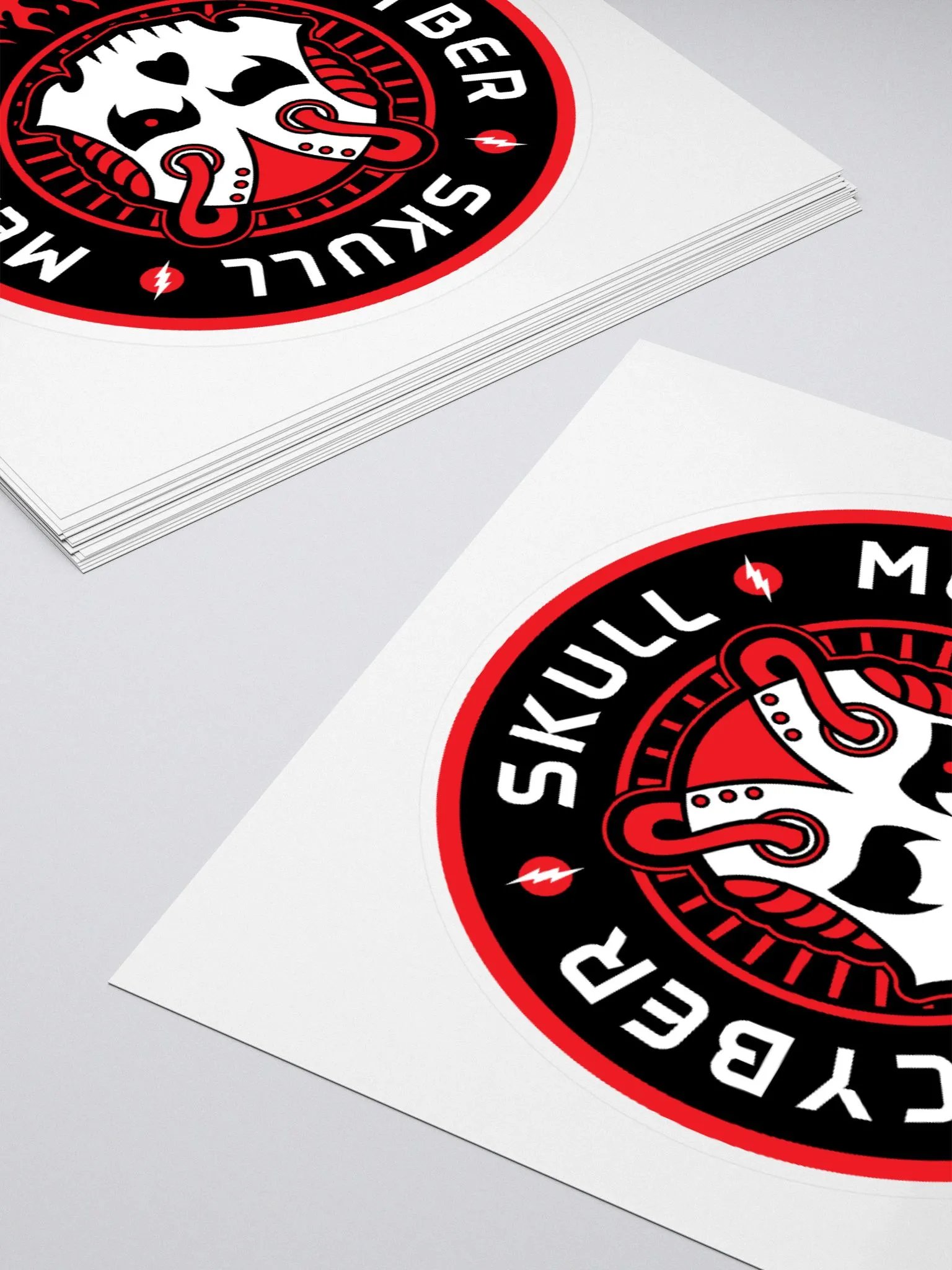 Cyber Skull Media Logo Sticker product image (4)