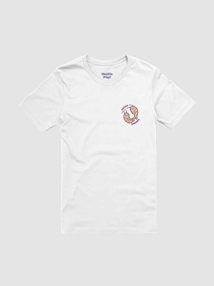 Friend Shrimps Unisex Tee (Badge Design) product image (2)