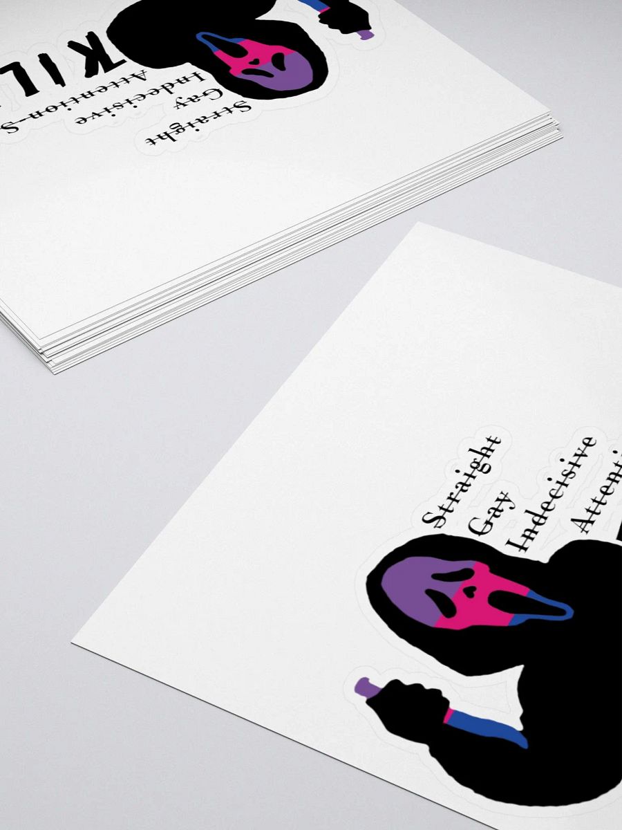Bi Ghostface Sticker product image (4)