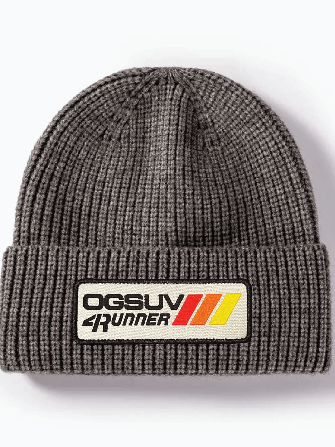 Rectangle Patch Classic Ribbed Kit Beanie product image (2)