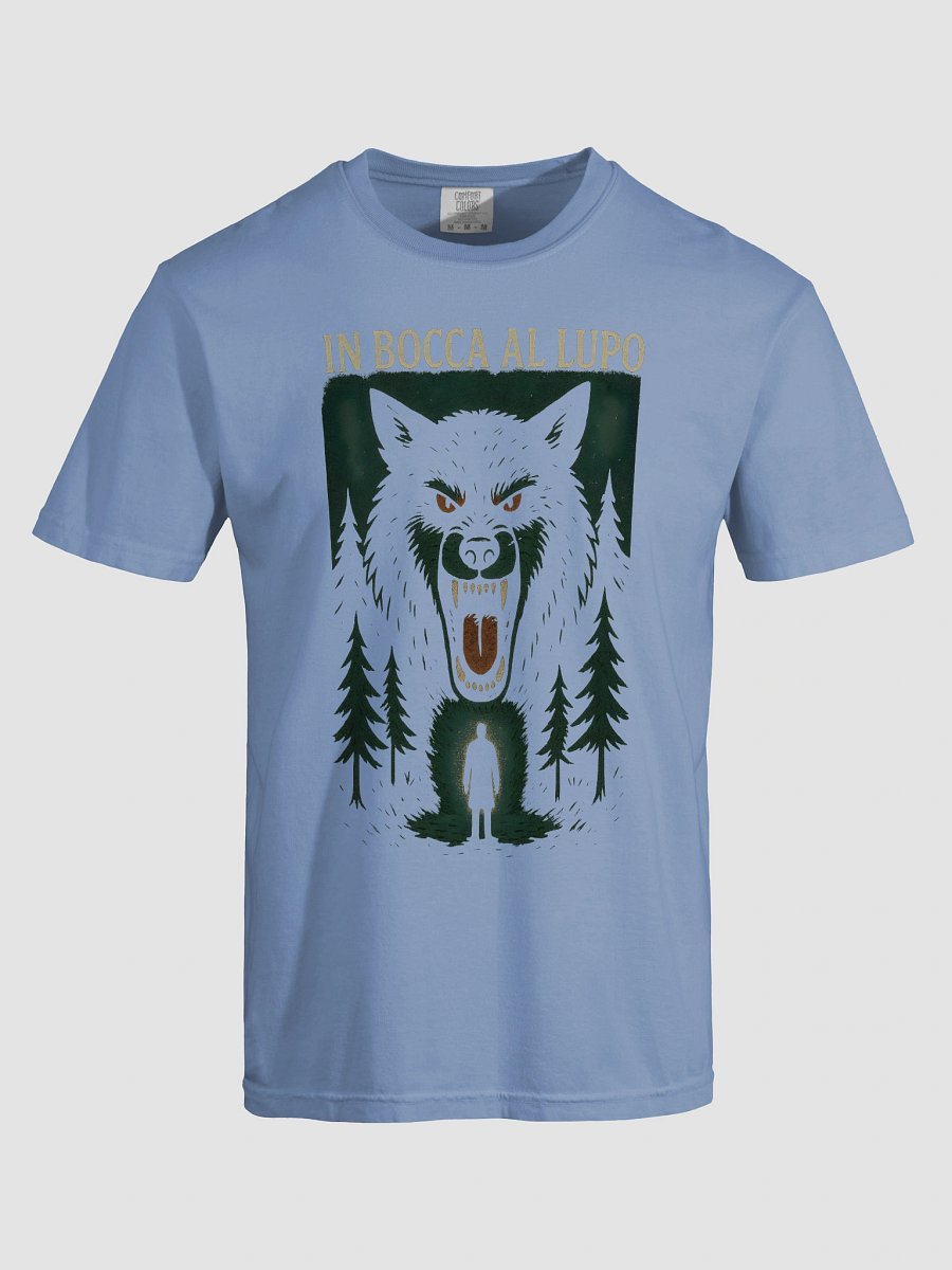 In bocca al lupo t-shirt by dark alphabet product image (61)
