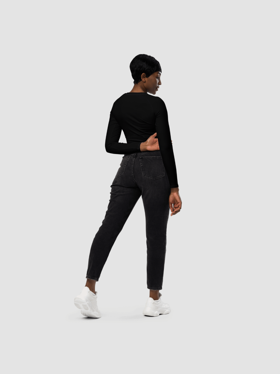 [Tobii] All-Over Print Recycled Long Sleeve Crop Top product image (5)