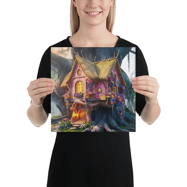 Watercolour Fairy House Art - v8 product image (2)