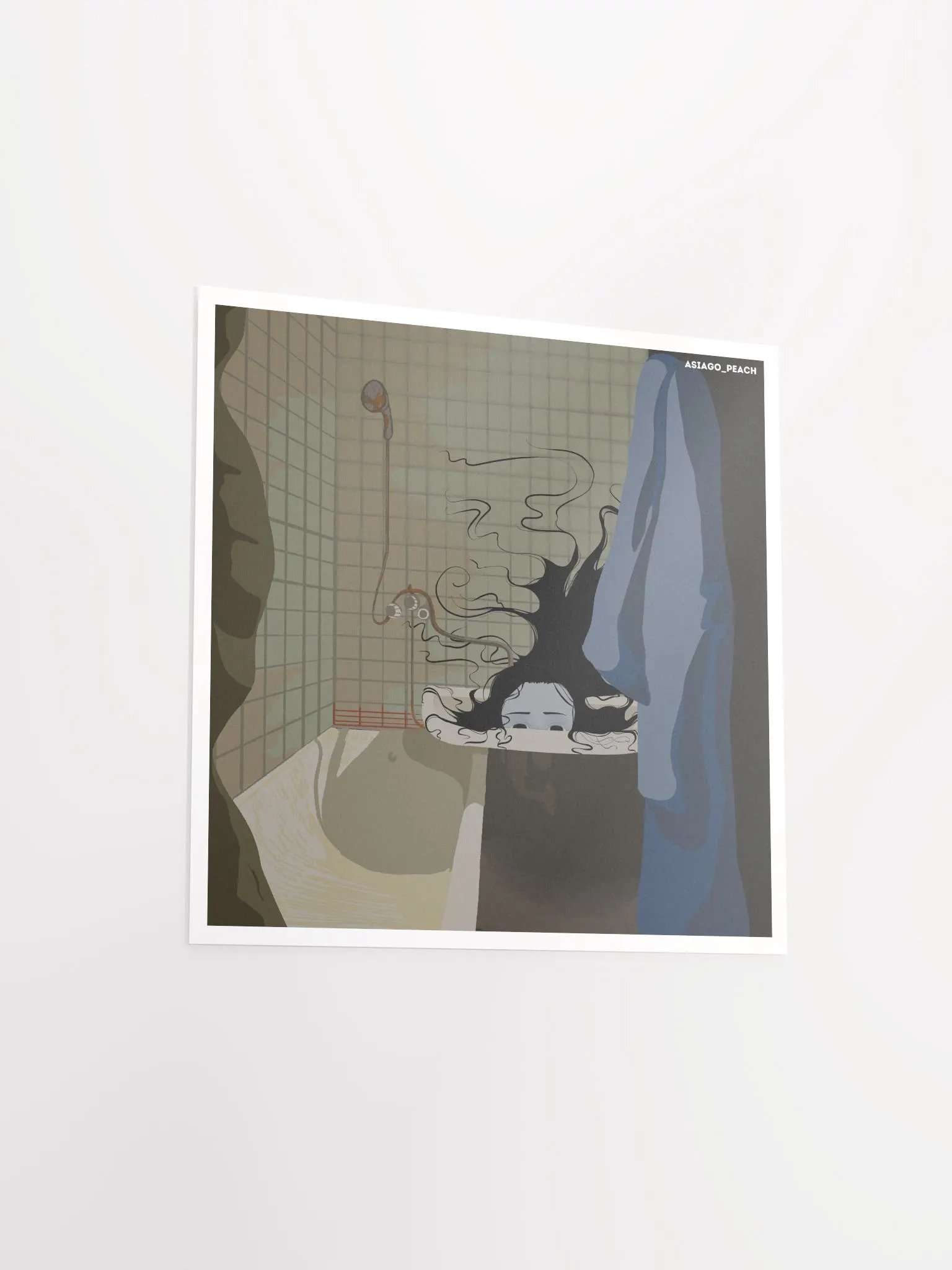 Bathroom Sink Horror Print product image (8)