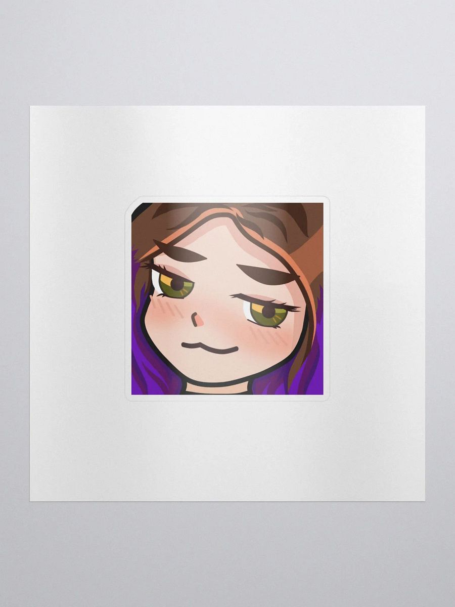 LunaMothSmug Sticker product image (1)