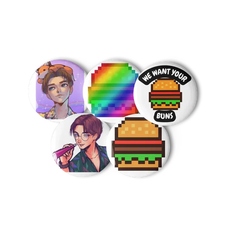 Griffy_Buns Button Collection product image (1)