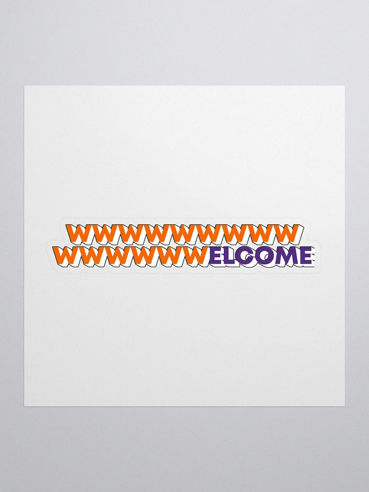 Clemson 18 Welcome Sticker product image (1)