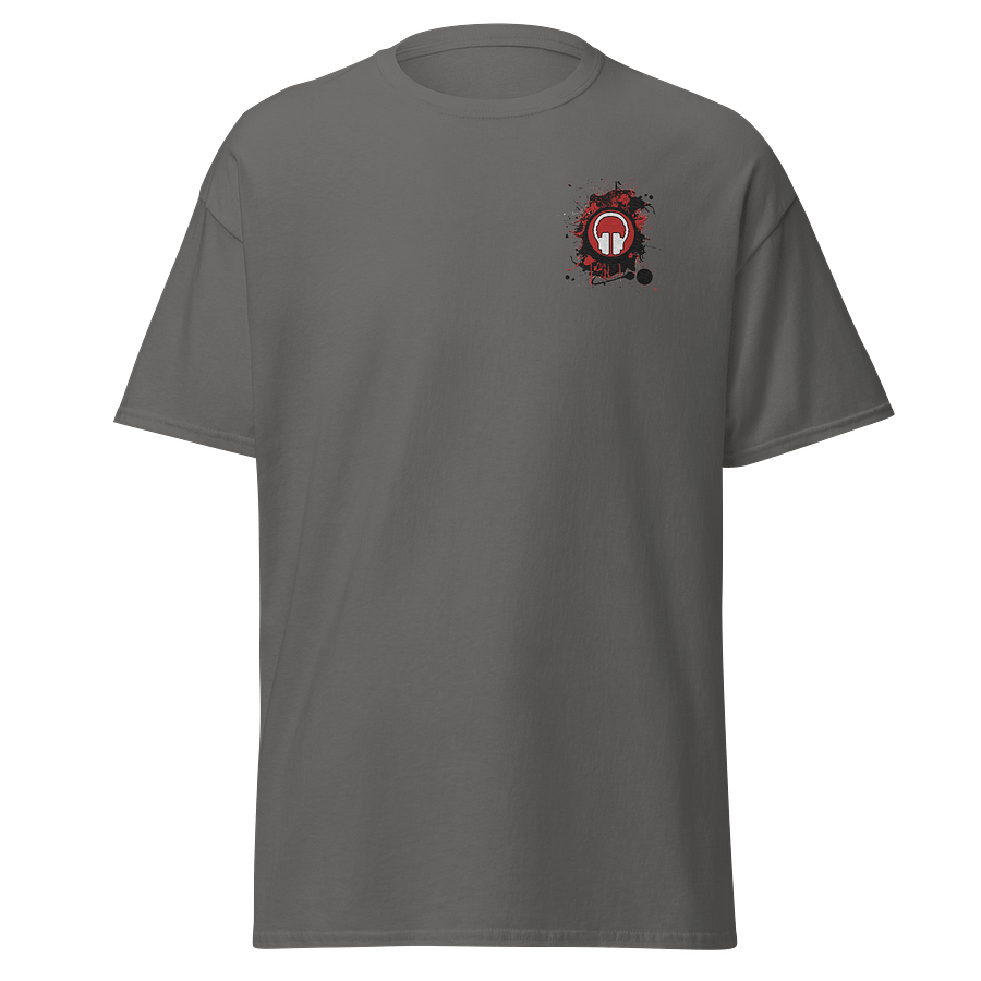 Paint Splat Headphones Embroidered Gildan Heavyweight T-Shirt product image (48)