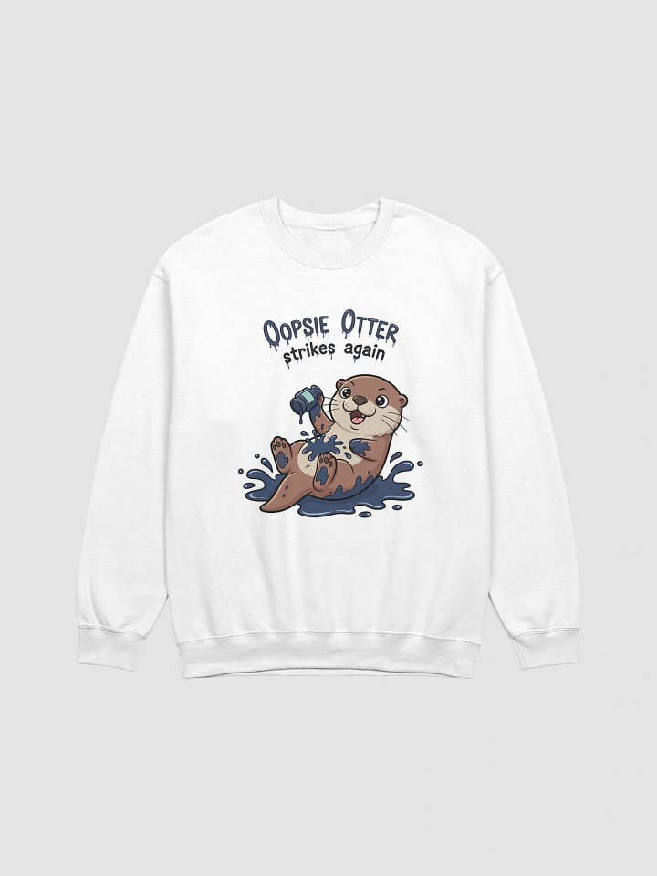 Otter Spilled the Ink Crewneck Sweatshirt product image (29)