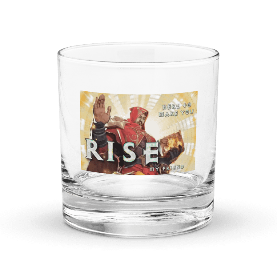 Make You Rise Rocks Glass product image (1)