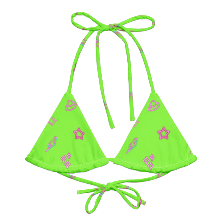 Neon Vibes Bikini Top product image (1)