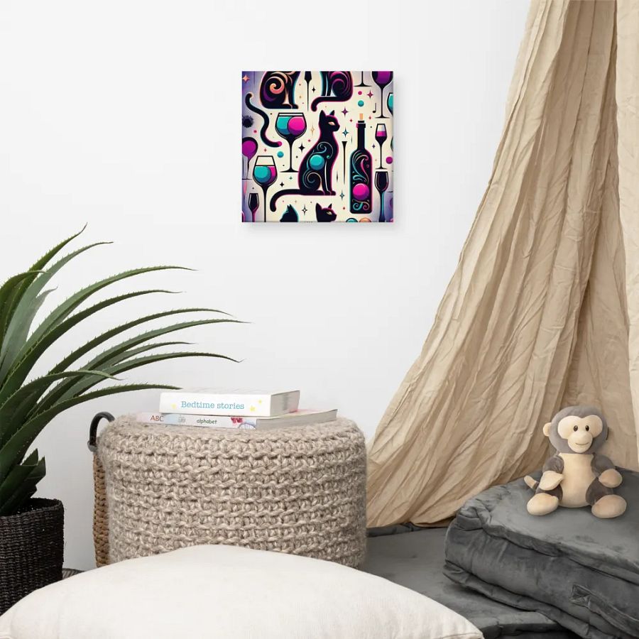 Canvas (in): Cats and Wine product image (7)