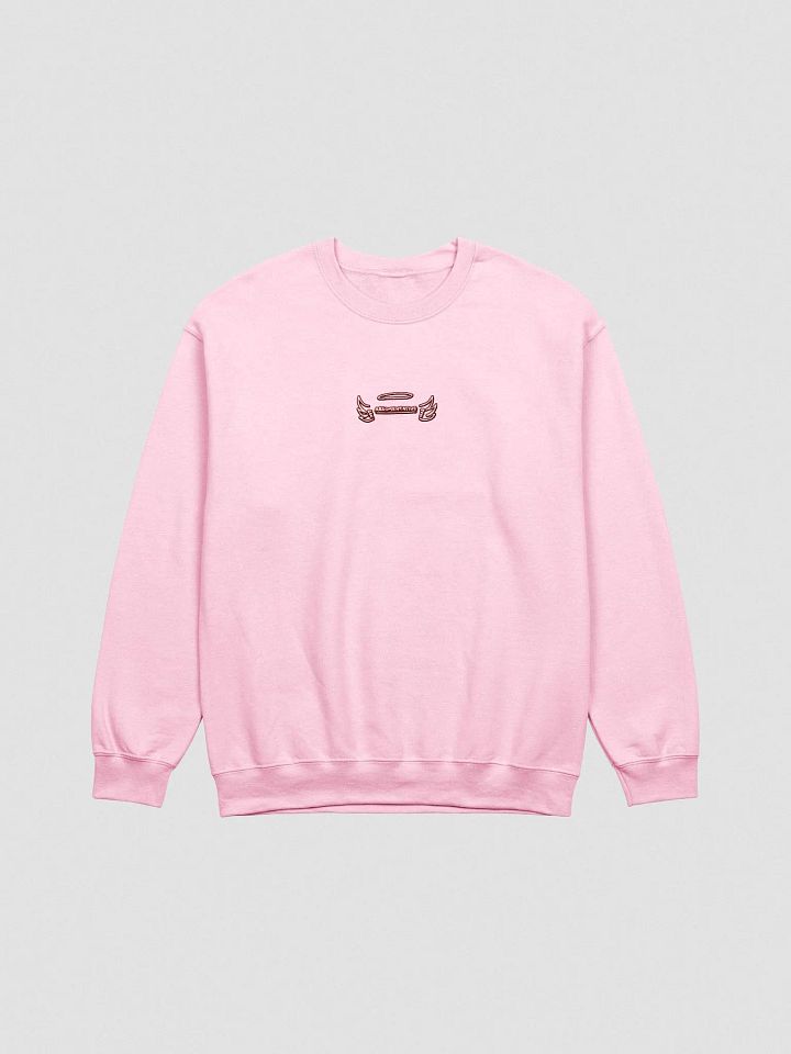 ANGELIC (maroon bubble design 2) embroidered crewneck product image (2)