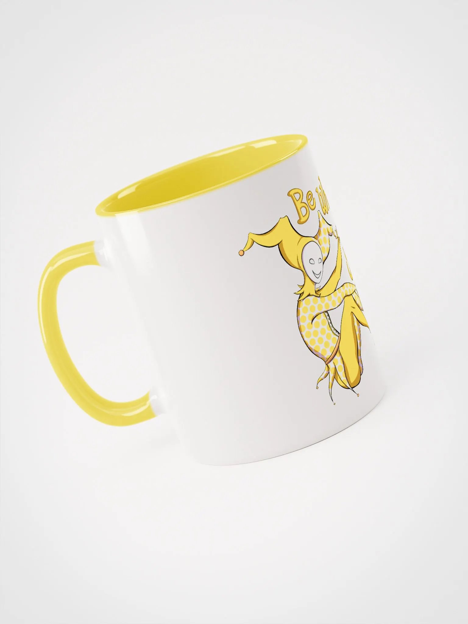 Be Who The Fuck Your Are Yellow Jester Mug product image (3)