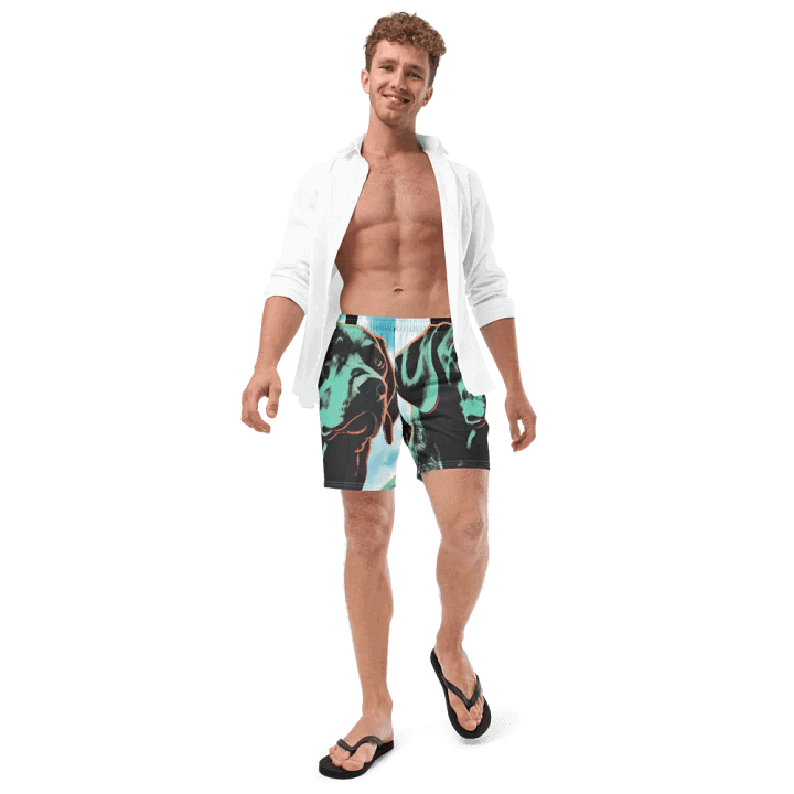 Pop Art Pup Swim Trunks product image (2)